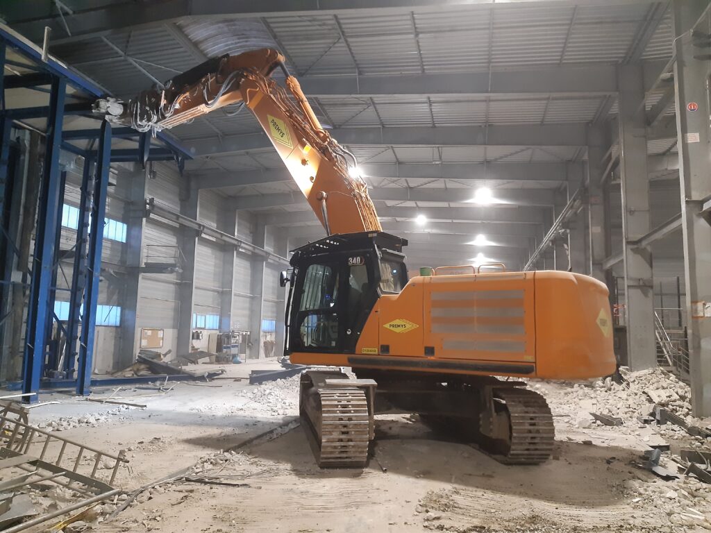 Déconstruction réalisée de manière responsable et durable par nos équipes Premys