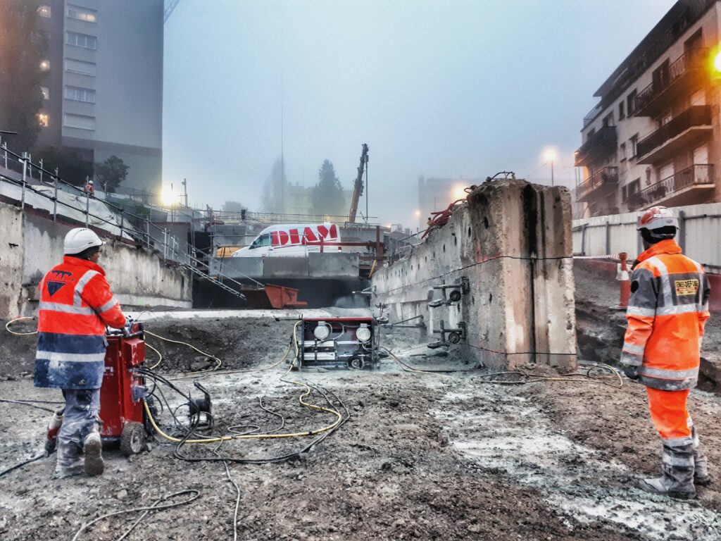 Premys spécialié dans le sciage au câble diamanté